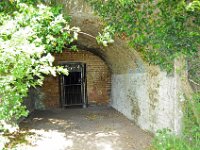 Tunnel under the A10 from the Almshouse Field to the old Vicarage in Back (Ermine) Street (2010 photo)
