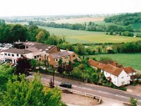 The Old School from Thundridge Church Tower (2003 photo)