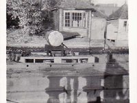 Victoria Cut footbridge repair (1970's photo)