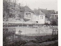 Victoria Cut footbridge repair (1970's photo)