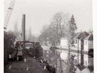 Victoria Cut footbridge repair (1970's photo)