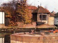 Victoria Cut footbridge repair (1970's photo)